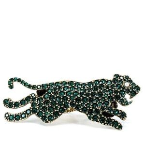 Gucci Green Gemstone Ring with Dynamic Design